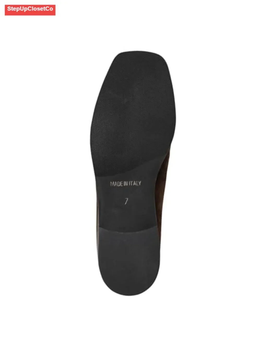 Women's Square Toe Leather Loafers, Slip-On Dress Shoes